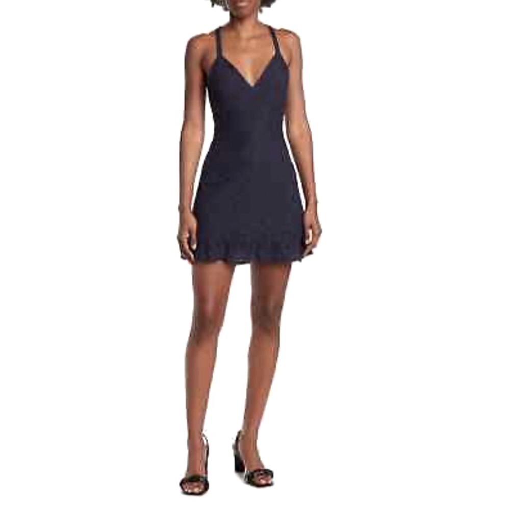 Betsey Johnson Crocheted Lace Dress (Size: L)